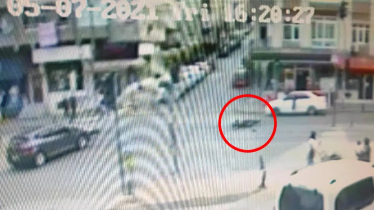 Güngören'de feci motosiklet kazasının görüntüleri ortaya çıktı