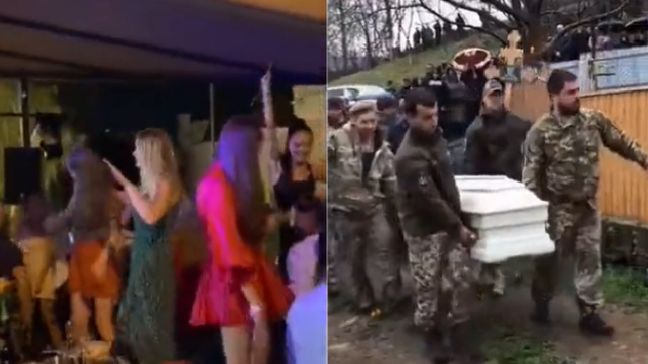 Ukrayna’nın iki yüzü… Bir yanda tabuttaki askerler, bir yanda kulüpte eğlenenler…