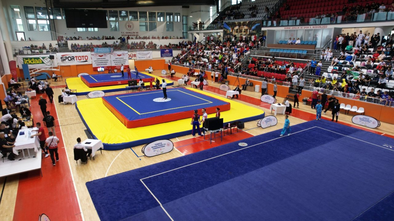 Açık Balkan Wushu Kung Fu Şampiyonası Edirne'de başladı