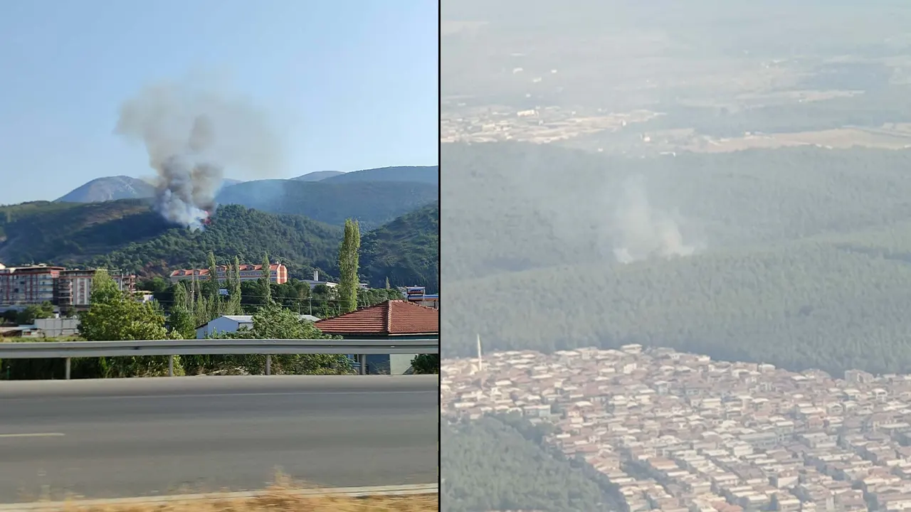 İki ilde orman yangını: Havadan ve karadan müdahale ediliyor