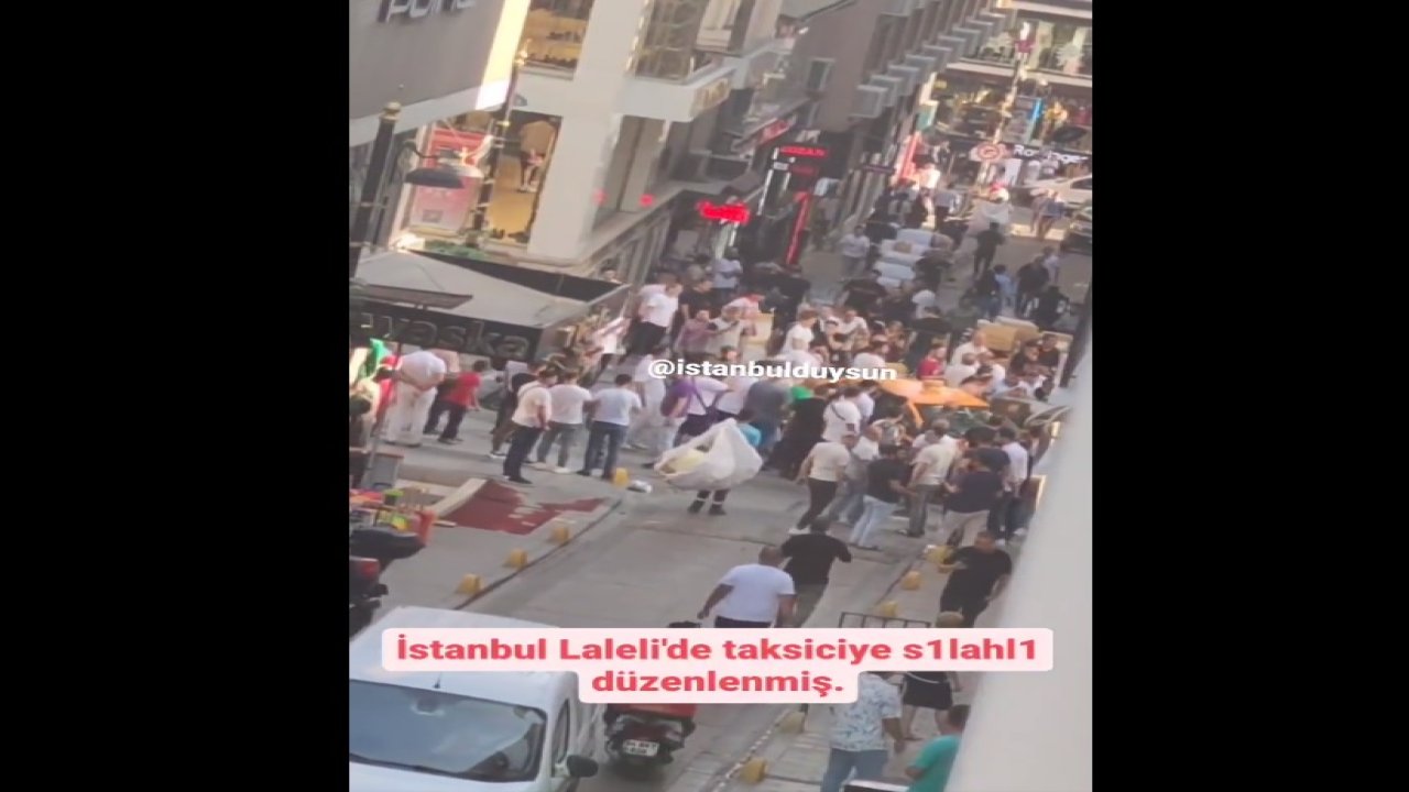 İstanbul'un turistik noktasında silahlı saldırı