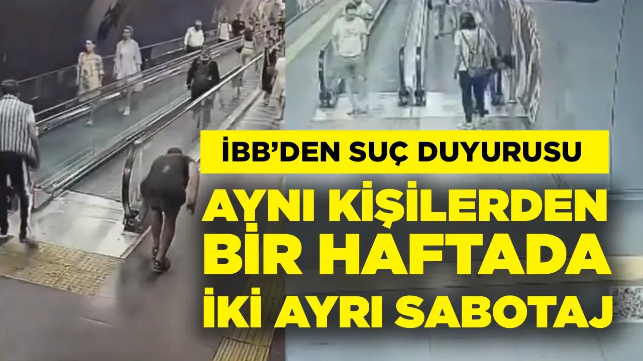 Metro merdivenlerine aynı kişilerden bir haftada iki saldırı!