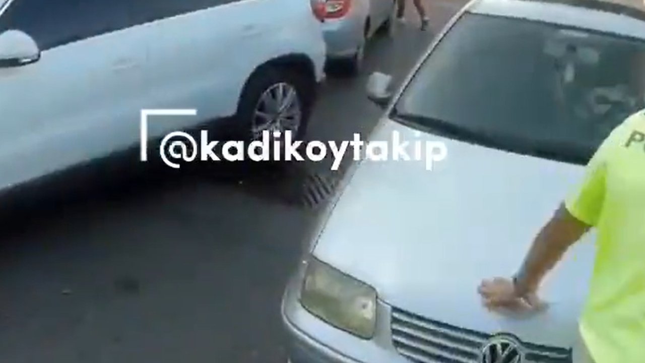 Trafik polisi, kaçan muhtarı motosikletliyle birlikte yakaladı!