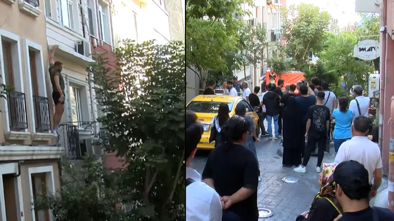 İstanbul'da intihar girişimi: Yol kapandı, mahalleli seyretti