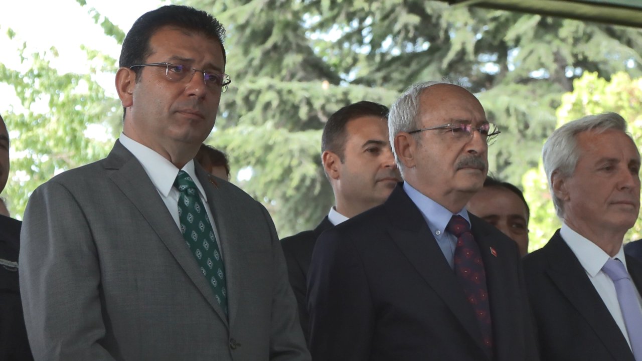 Kılıçdaroğlu ve İmamoğlu anma töreninde bir arada