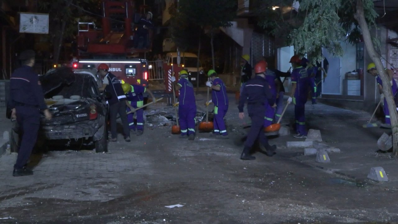 3 kişinin öldüğü patlamanın ardından çalışmalar tamamlandı