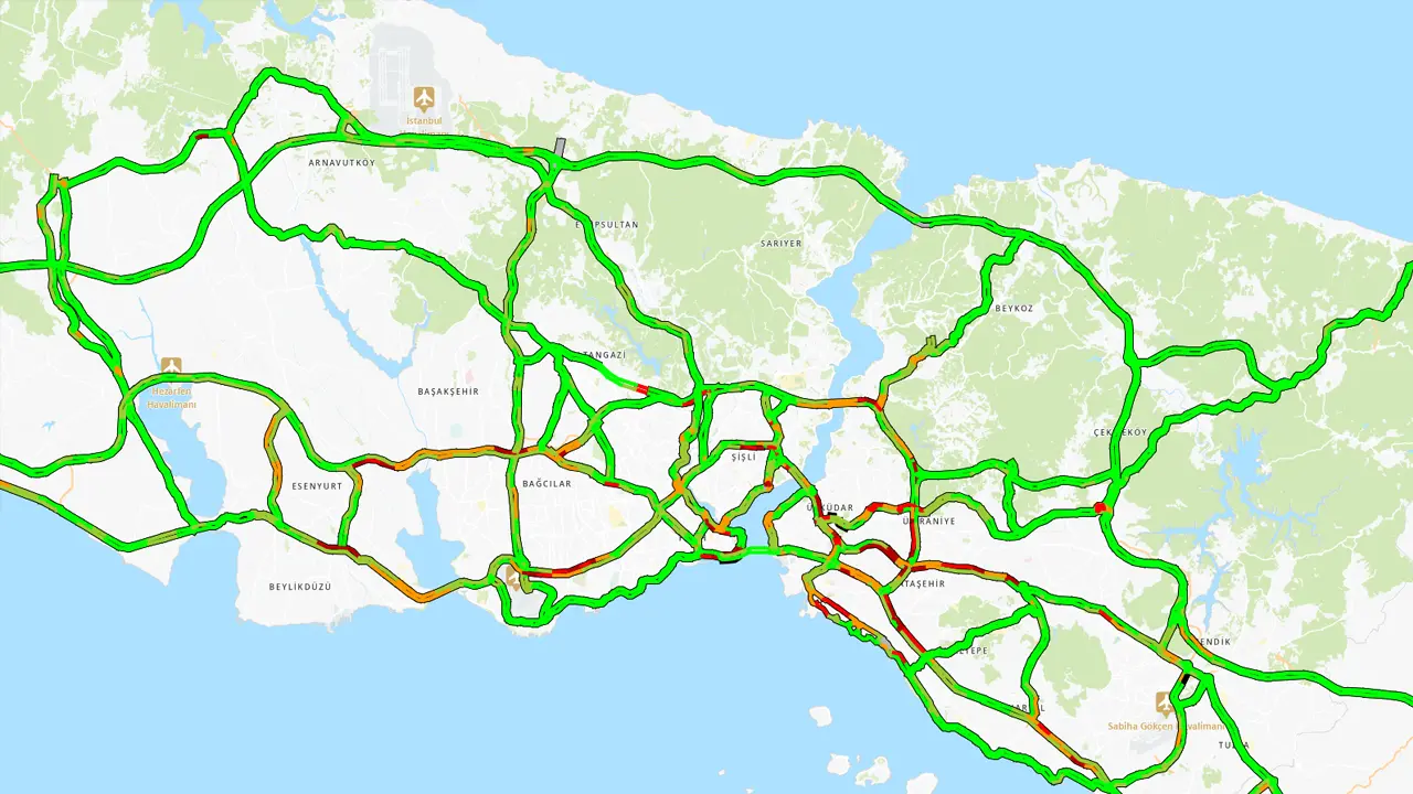 30 Eylül İstanbul'da trafik nasıl olacak? Yoğunluk haritası
