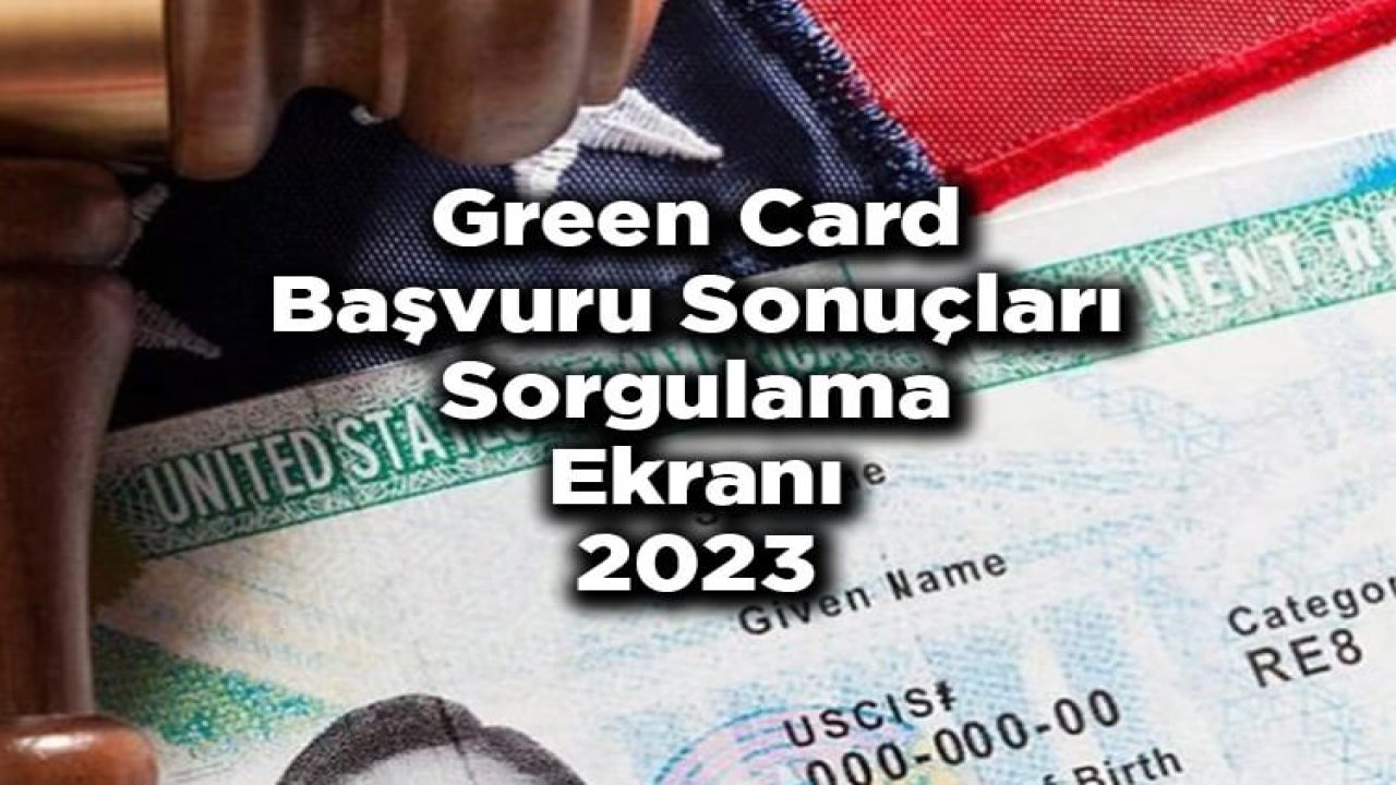 Son Dakika Haberi.. Green Card başvuru ekranı 2023, resimli anlatım