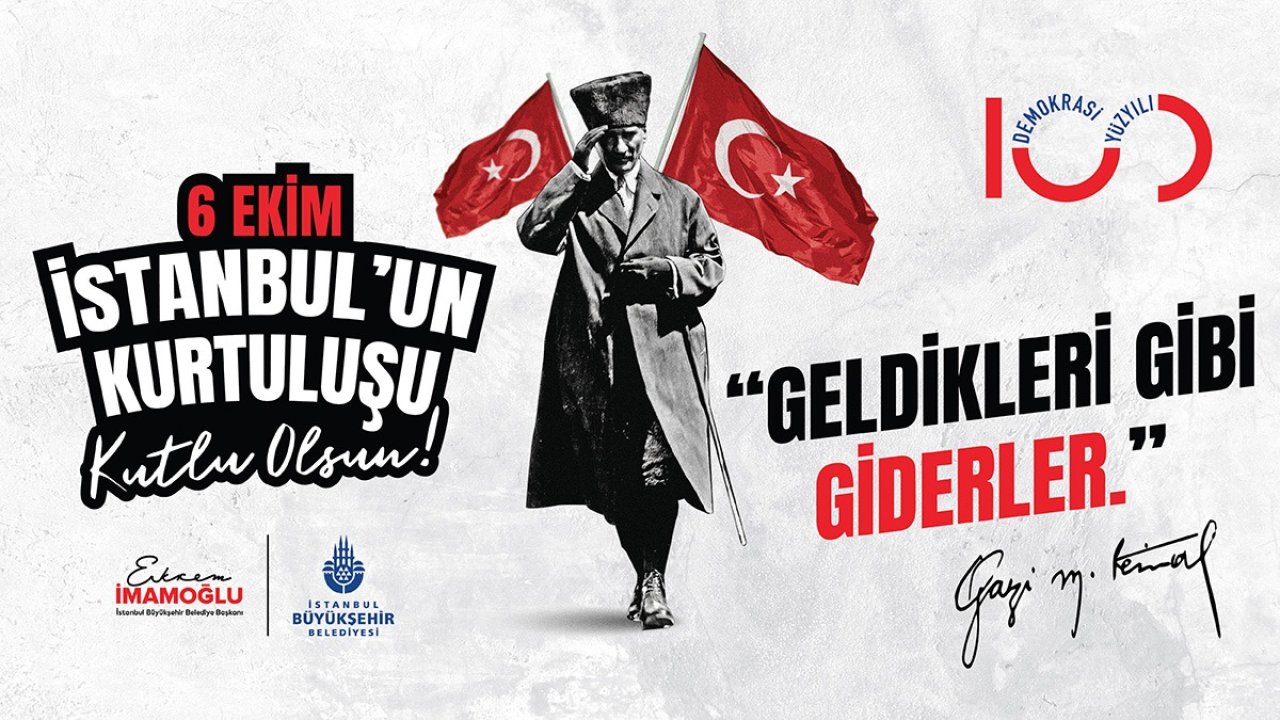 İstanbul’un Kurtuluşu’nun yıldönümü kutlanıyor