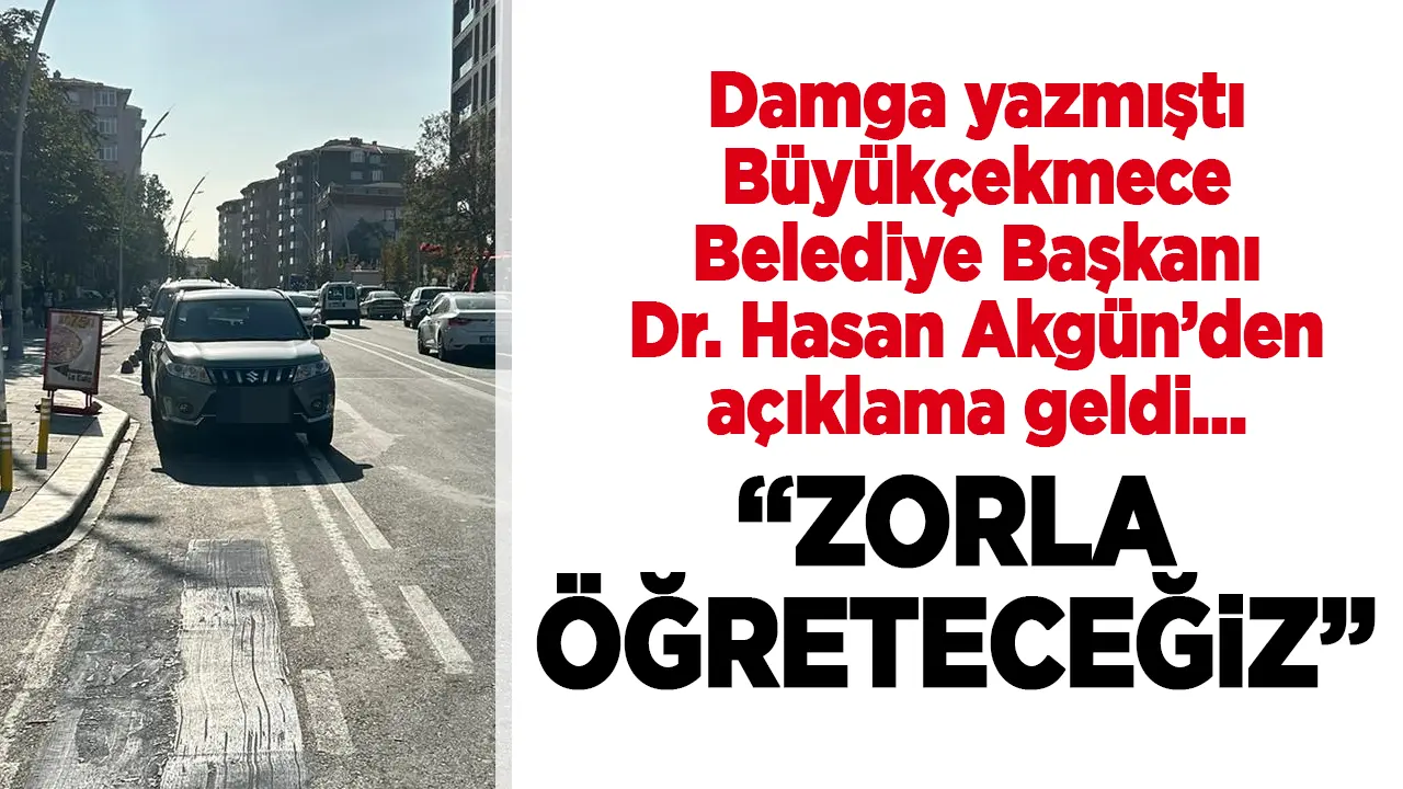 DAMGA bisiklet yolunu işgal edenleri yazdı, Hasan Akgün açıklama yaptı!