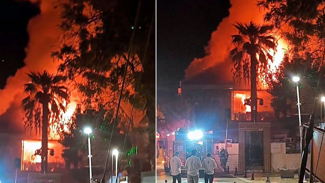 Gece kulübünde korkutan yangın: Büyük çapta hasar oluştu