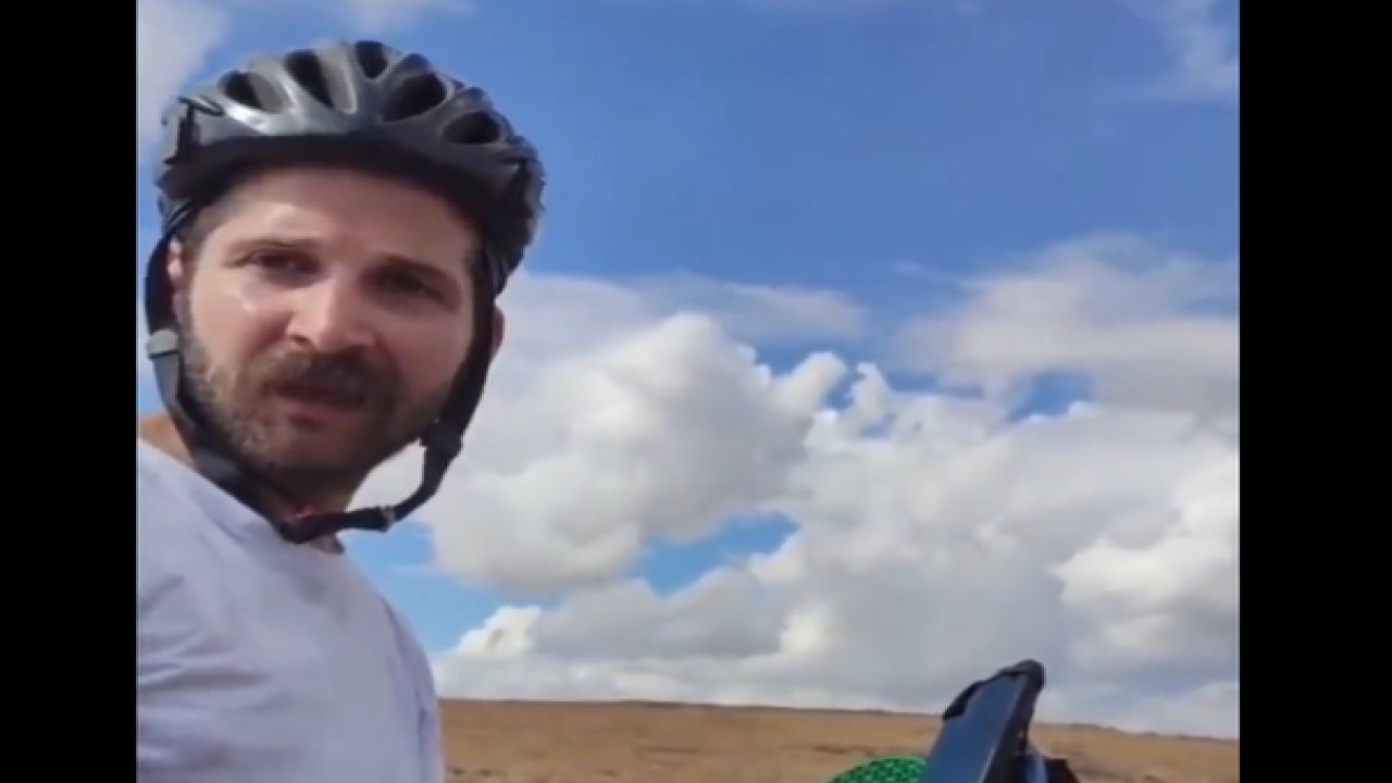 Diyarbakırlı ile Yunan bisikletçinin sohbeti viral oldu