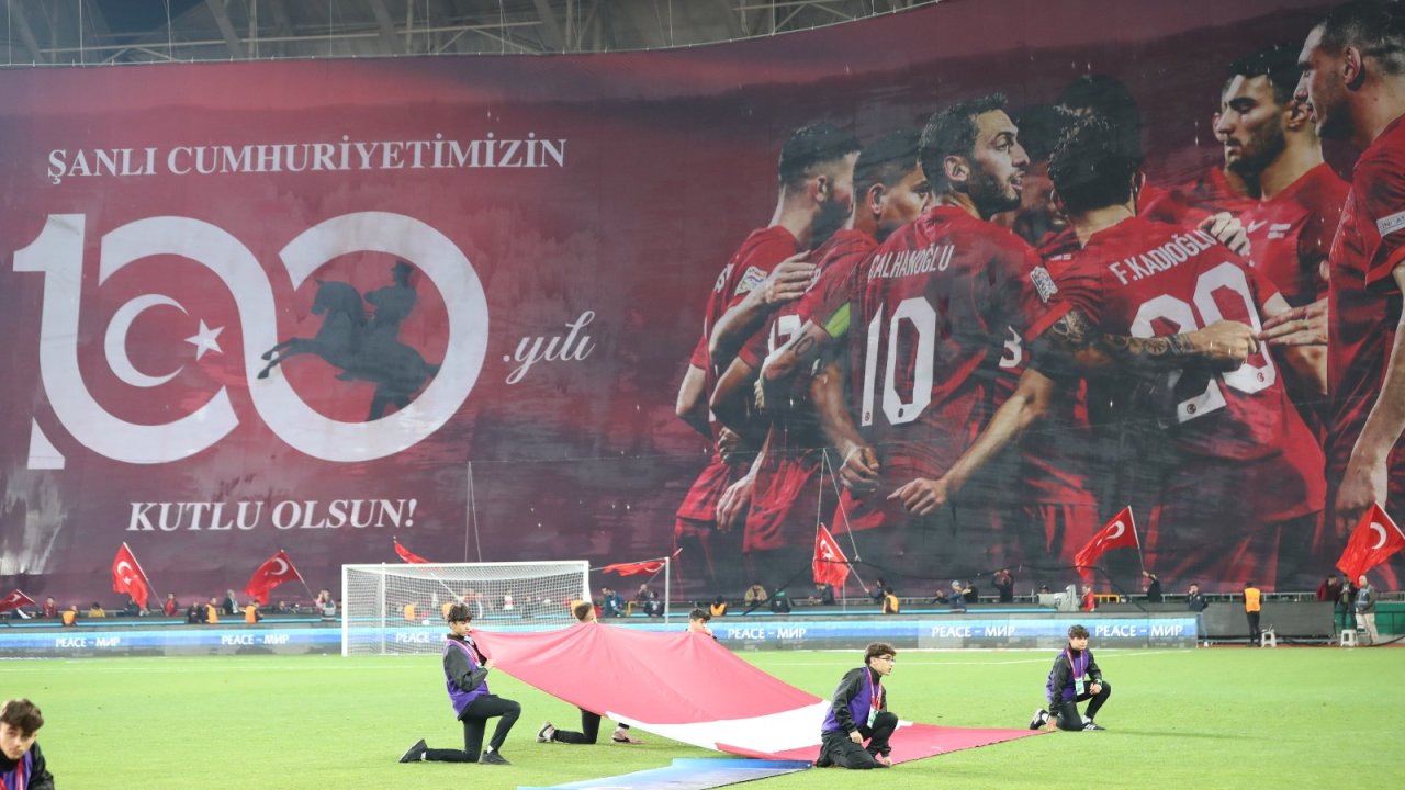 Türkiye - Letonya maçı fotoğrafları