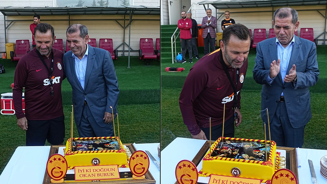 Galatasaray'dan Okan Buruk'a doğum günü sürprizi