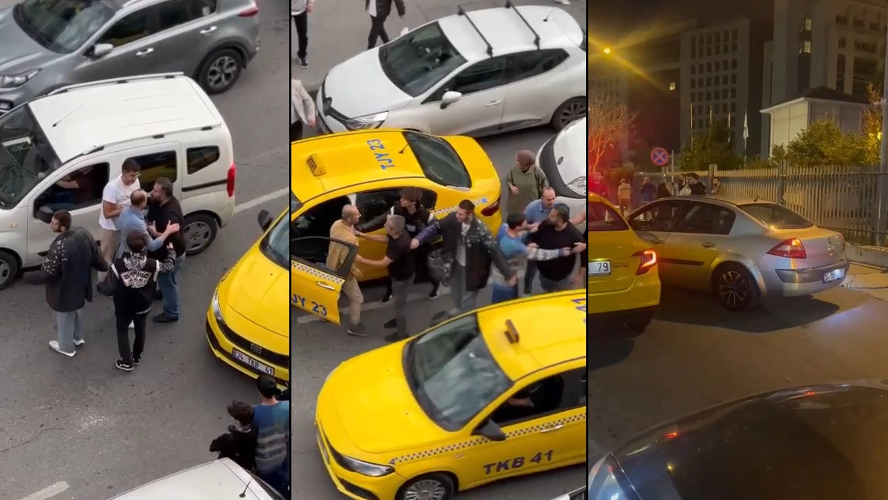 İstanbul'da taksicilerin karıştığı trafik kavgaları: Tehditler, sinir krizi geçirmeler...