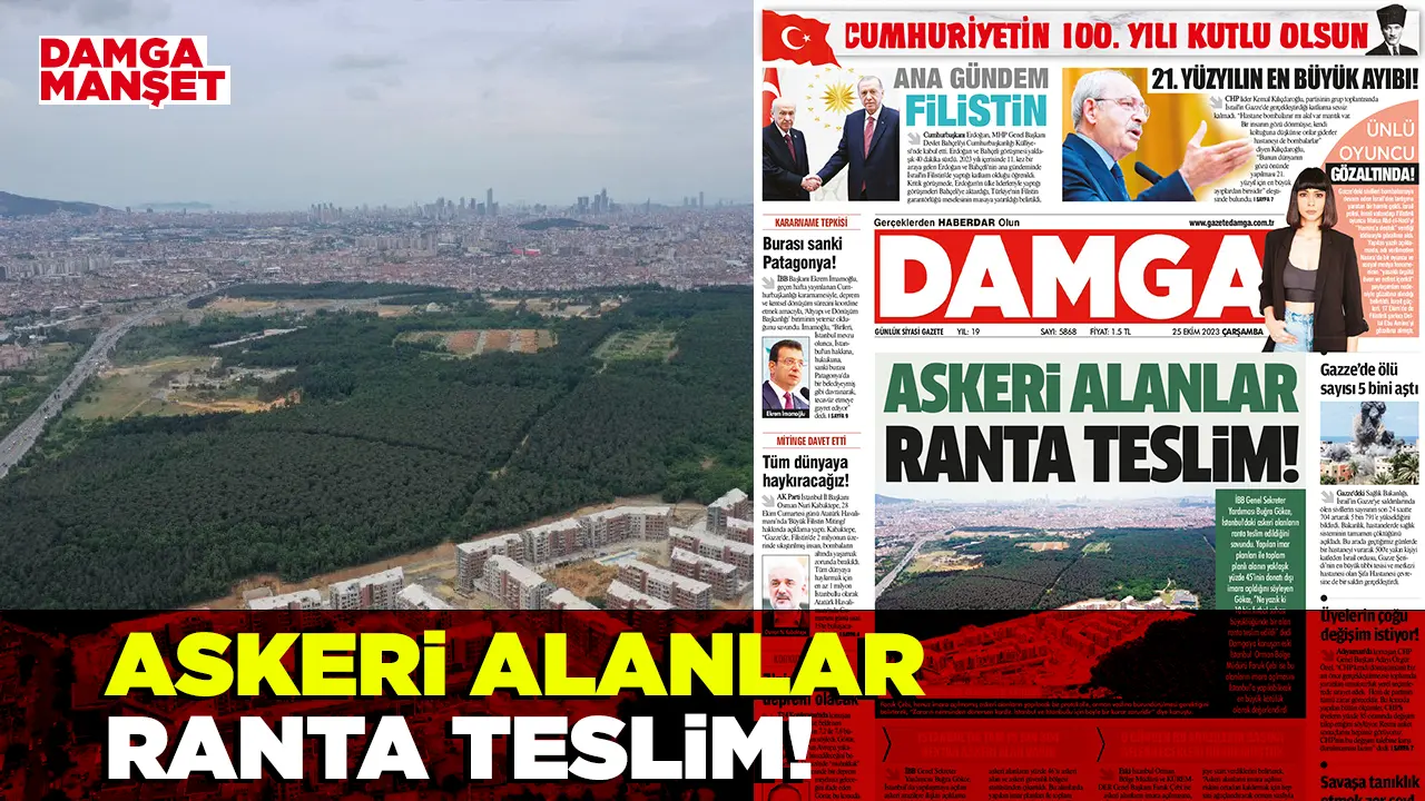 İstanbul'da askeri alanlar ranta teslim!