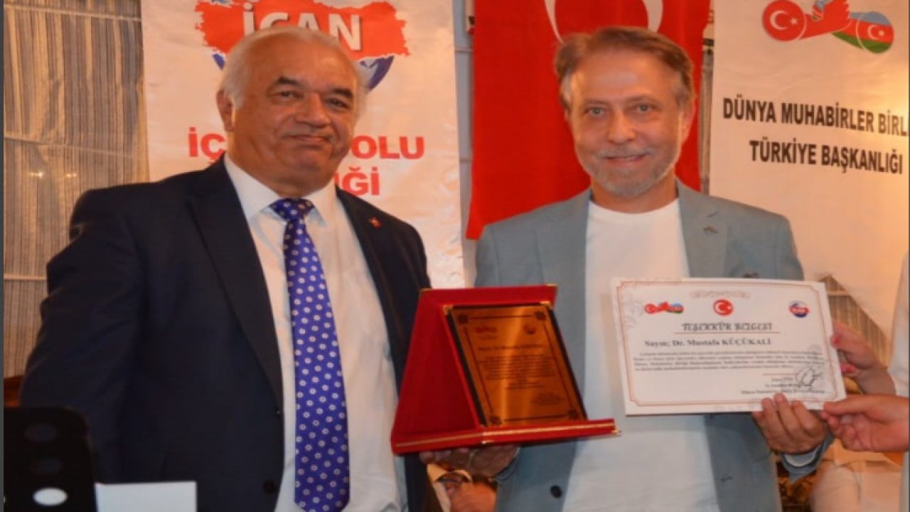 Mustafa Küçükali’ye “Yılın Bilim İnsanı” ödülü