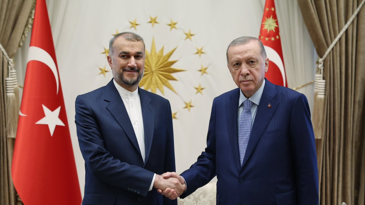 Cumhurbaşkanı Erdoğan, İran Dışişleri Bakanı ile bir araya geldi