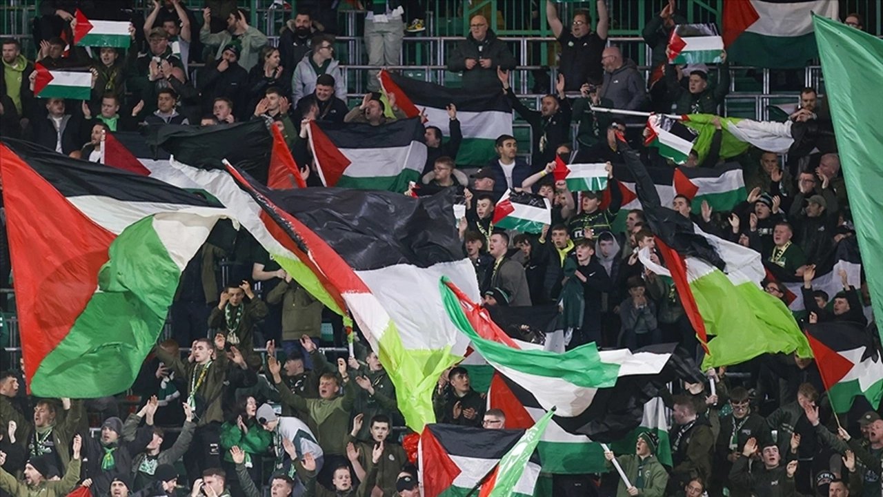 Celtic taraftarı Filistin'e desteğini sürdürmekte kararlı