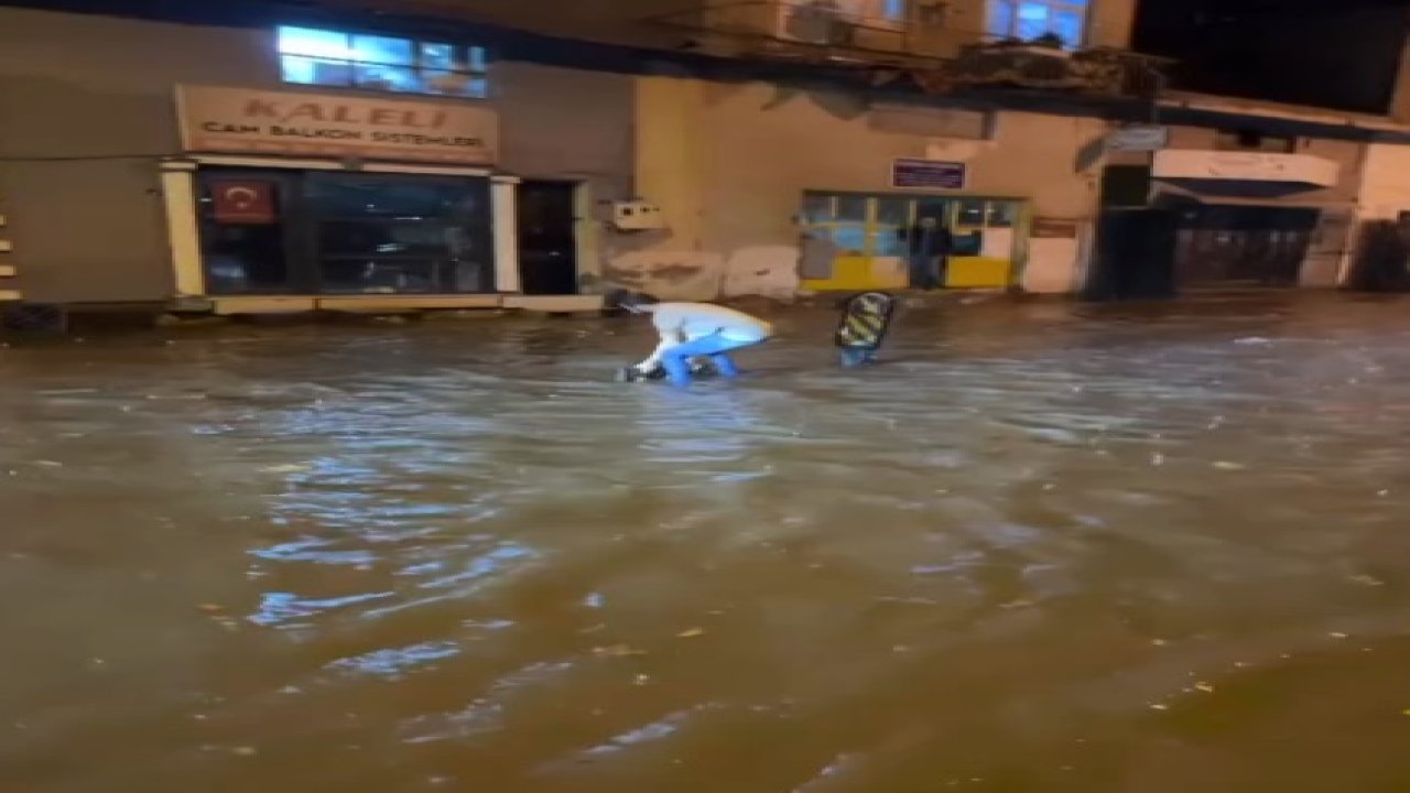 Çanakkale'de kuvvetli yağış etkili oldu