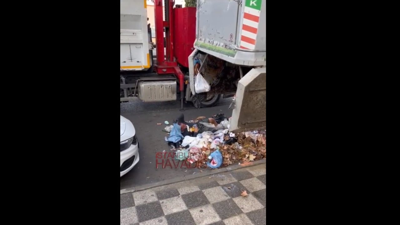 İstanbul'da şoke eden olay! Çöpten adam çıktı