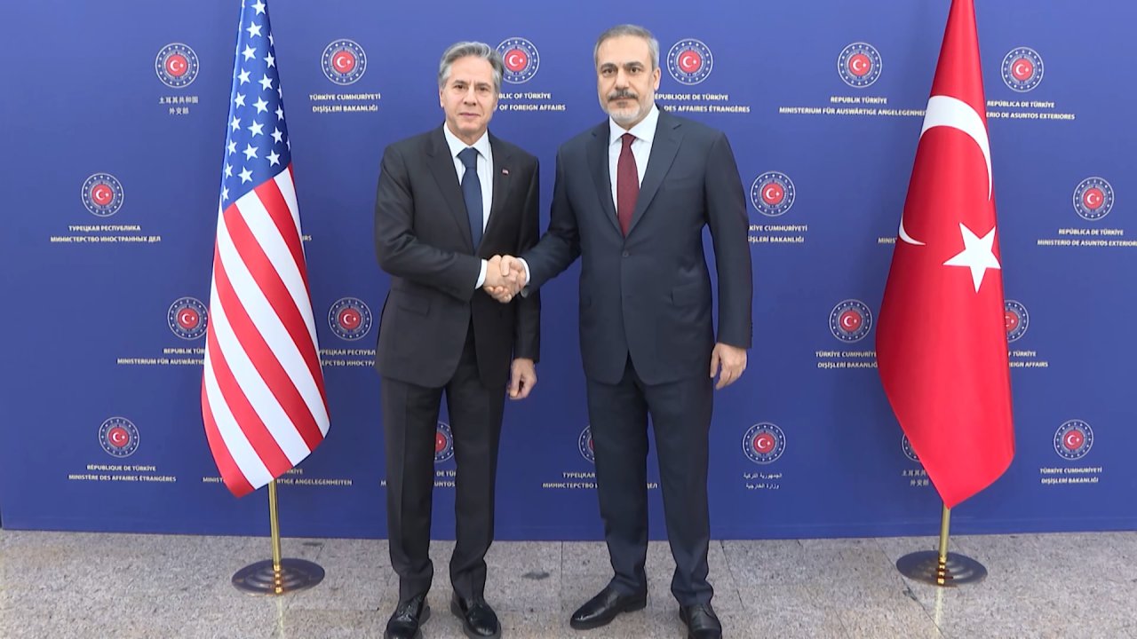 Bakan Fidan, ABD Dışişleri Bakanı Blinken ile bir araya geldi