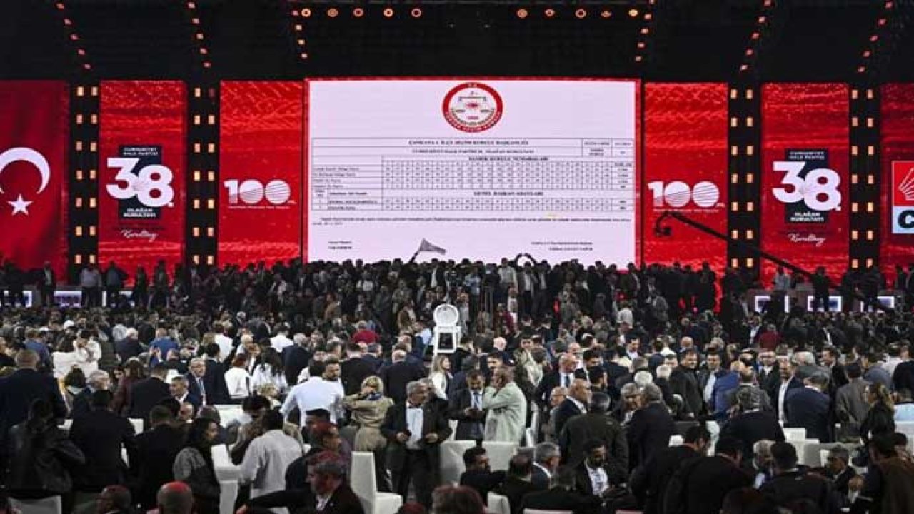 CHP Parti Meclisi seçimi sonuçlandı