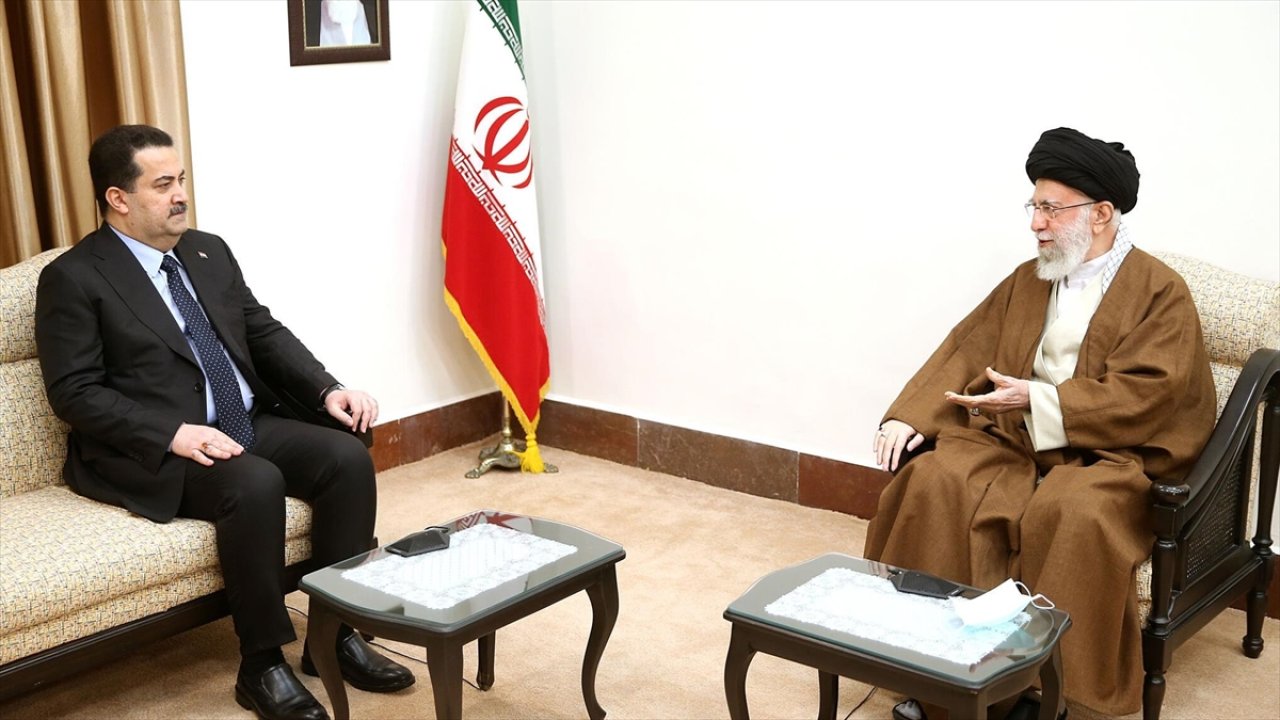 İran lideri Hamaney, Irak Başbakanı Sudani'yle görüştü: 'ABD'liler Siyonistlerin suç ortaklarıdır'