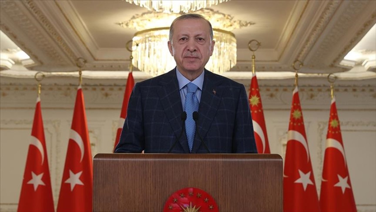 Erdoğan Azerbaycan'ın Karabağ zaferi için tebrik mesajı paylaştı