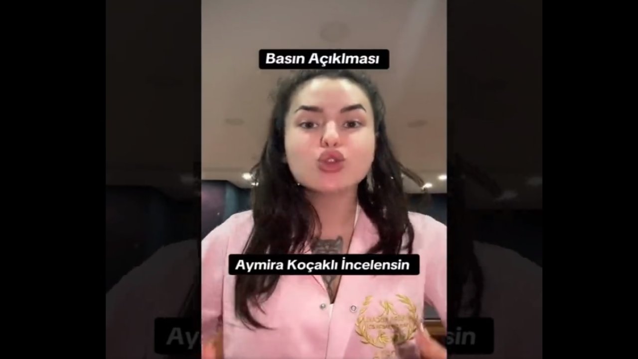 Aymira Koçaklı'dan basın açıklaması: "MASAK lütfen beni araştırsın"