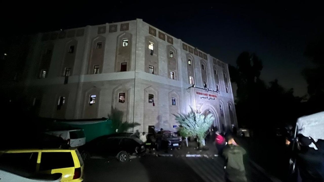 Gazze'deki Endonezya Hastanesi'nde elektrik tamamen kesildi