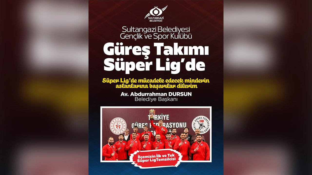 Sultangazi Güreş Takımı Türkiye Serbest Güreş Süper Ligi’nde ter dökecek