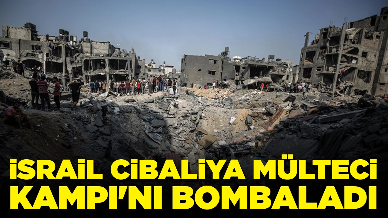 İsrail, Gazze'deki Cibaliya Mülteci Kampı'nı bombaladı