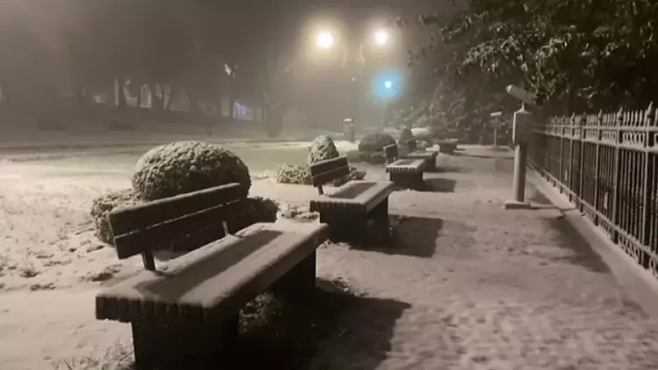 İstanbul’a ilk kar yağdı