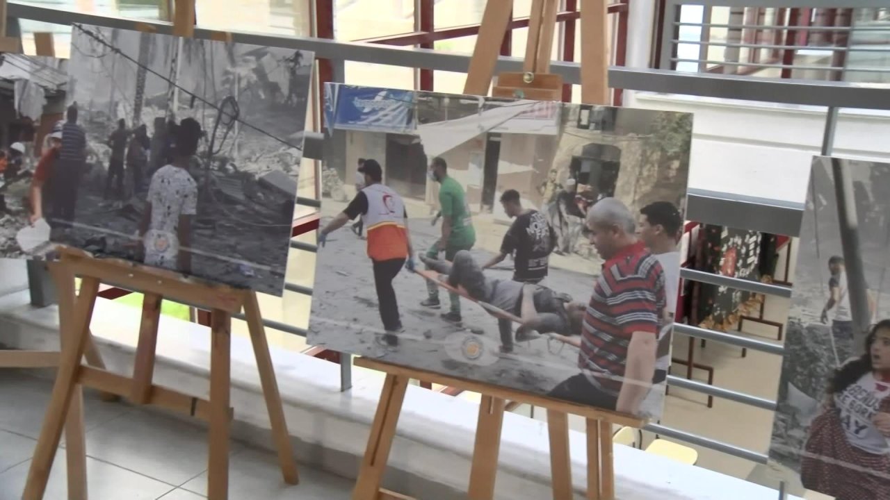 Lise öğrencilerinden 'Filistin' temalı fotoğraf sergisi