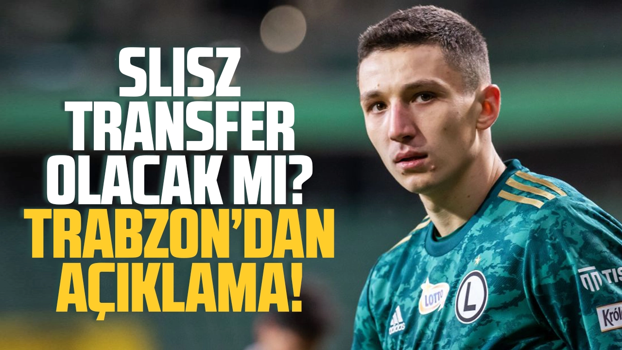 Trabzonspor'dan Bartosz Slisz açıklaması! Transfer olacak mı?