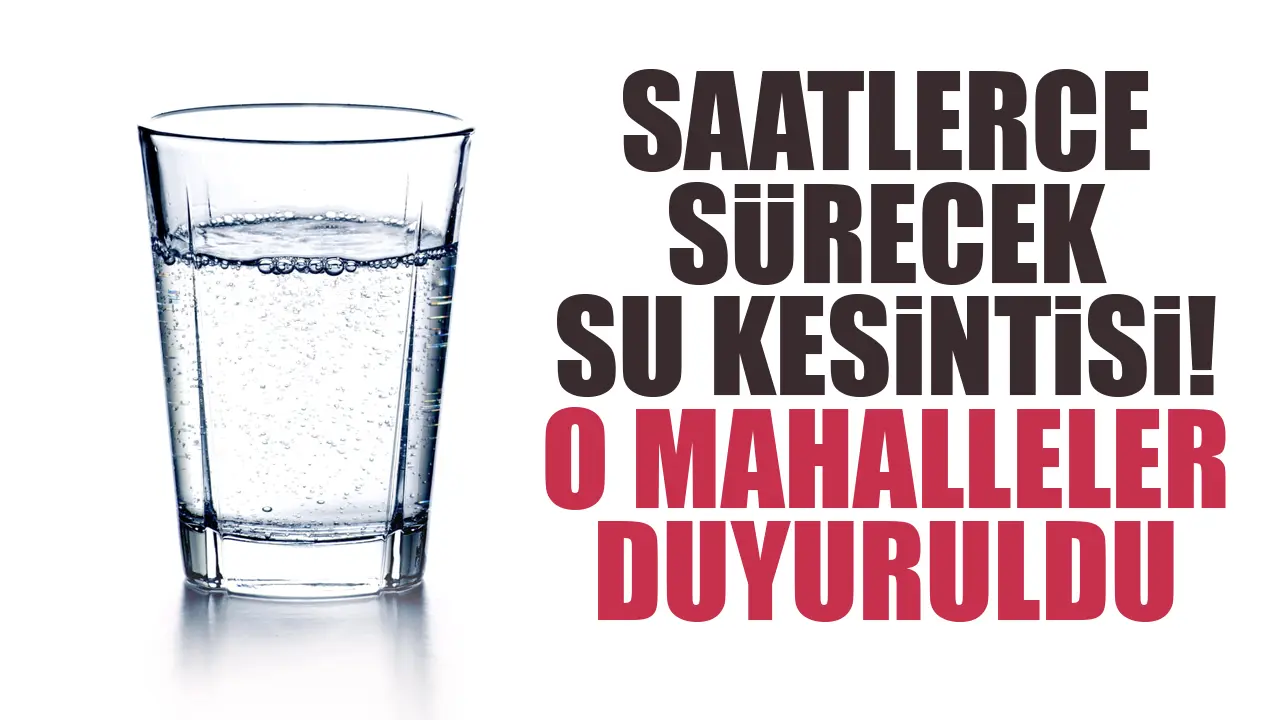 24 Kasım 2023 İstanbul Su Kesintisi, sular ne zaman gelecek?