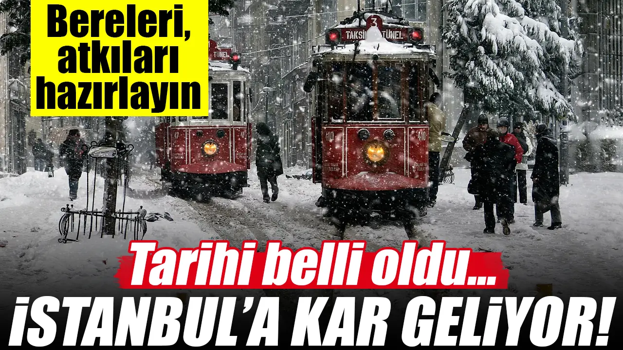 İstanbul'a kar geliyor! İstanbul'a ne zaman ve hangi gün kar yağacak?