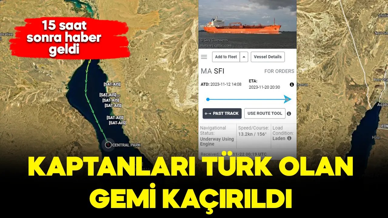 Türk mürettebatın görev yaptığı gemi kaçırıldı!