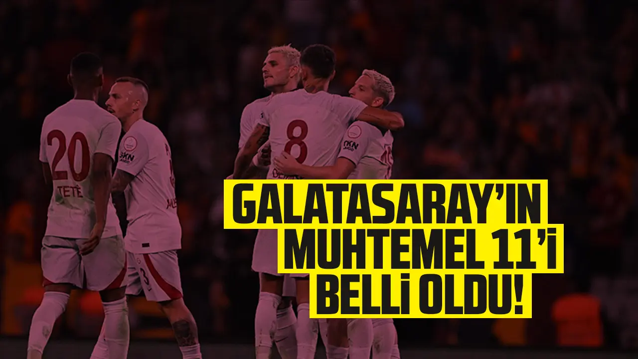 Galatasaray Manchester United maçı muhtemel 11'leri 29 Kasım