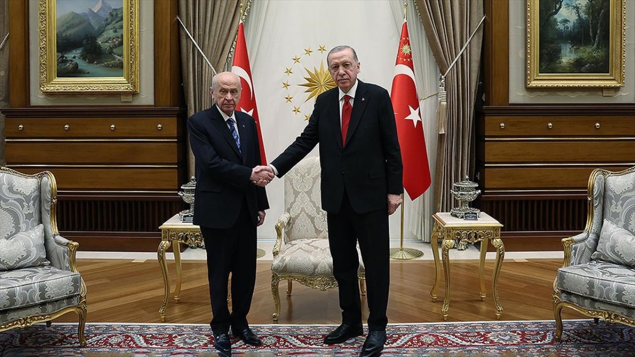 50+1 tartışmalarının ardından ilk kez: Cumhurbaşkanı Erdoğan ile Bahçeli görüştü