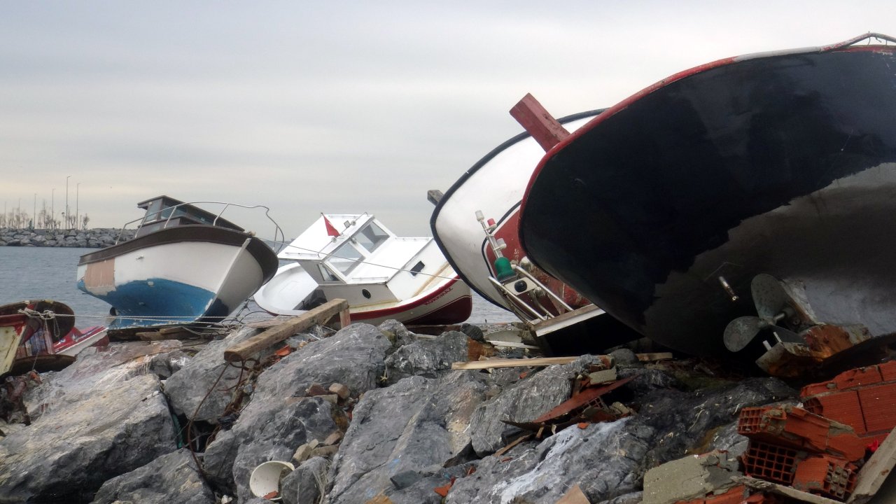 Çok sayıda tekne zarar görmüştü! Fırtınanın ardından son durum: 'İlk defa böyle bir afet yaşanıyor'
