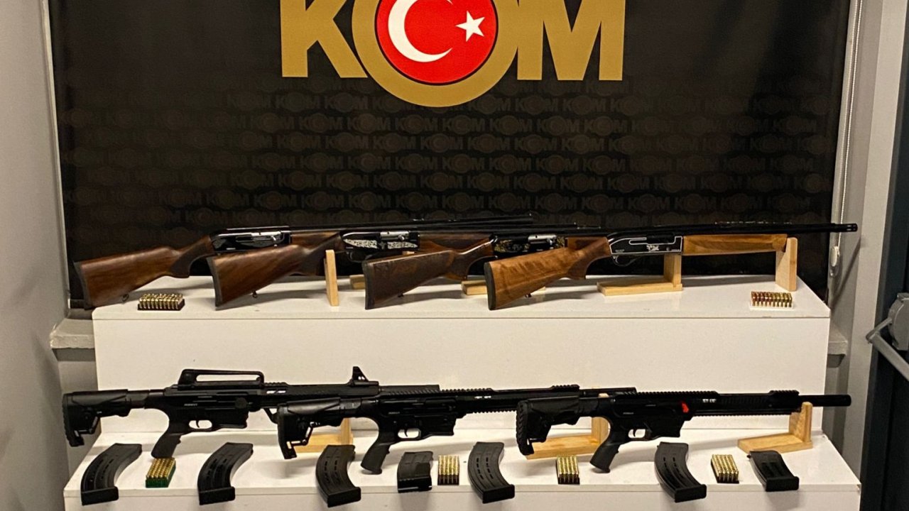 Kayseri'de kaçak silah ticaretine 3 gözaltı