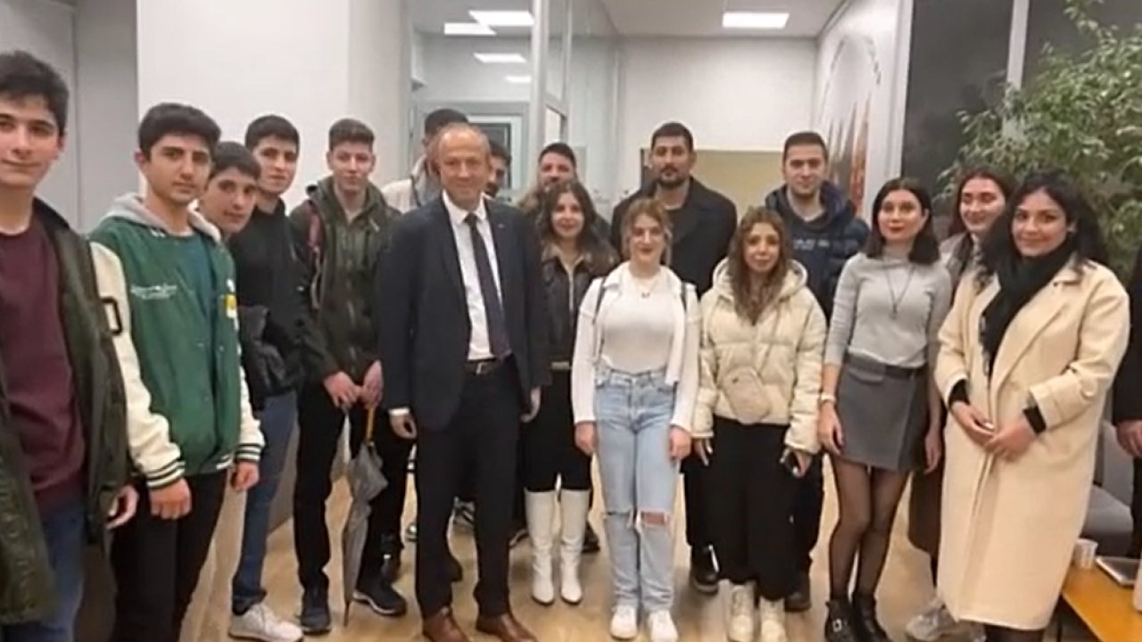 Halkçı Liselilerden Başkan Turan Hançerli’ye ziyaret
