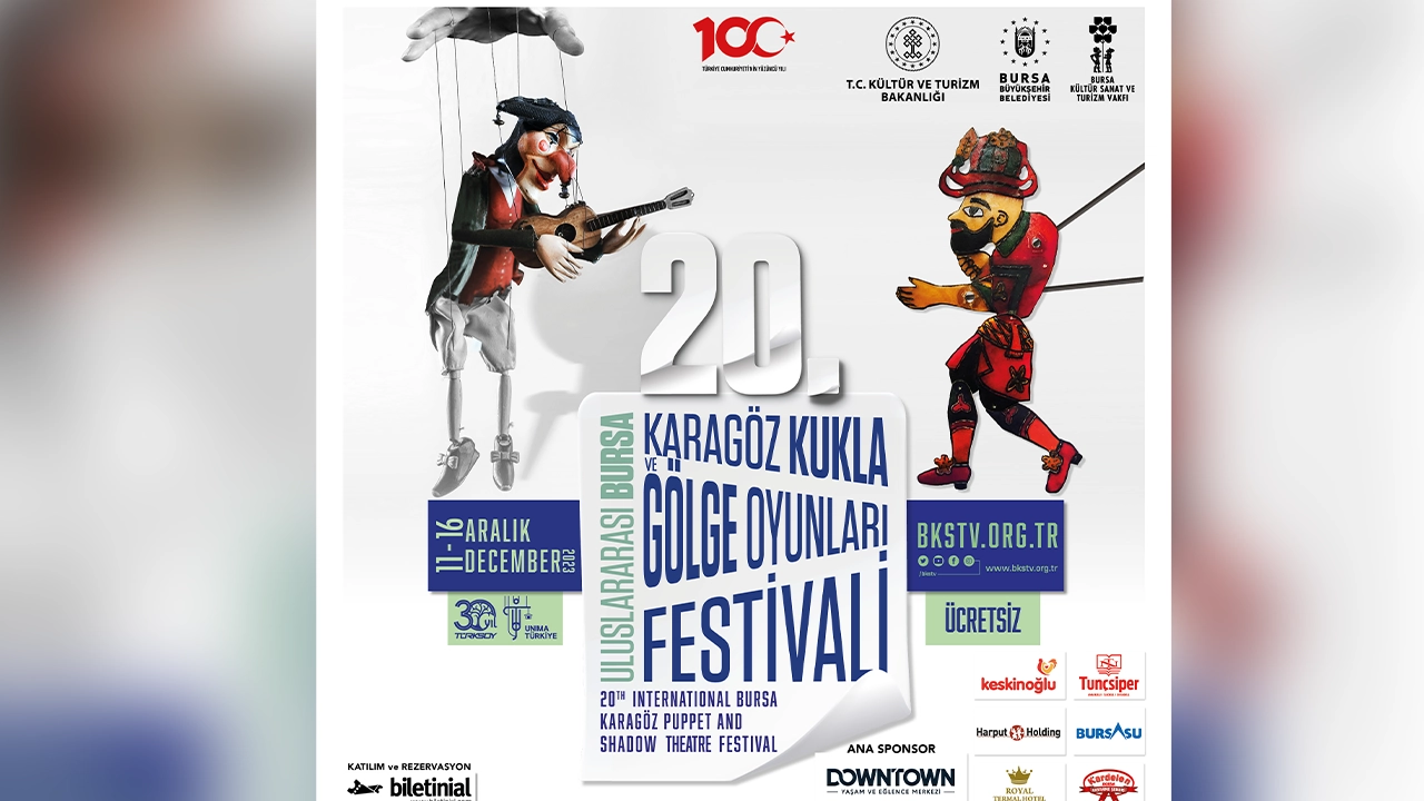 Bursa'da Karagöz Kukla ve Gölge Oyunları Festivali gerçekleştirilecek