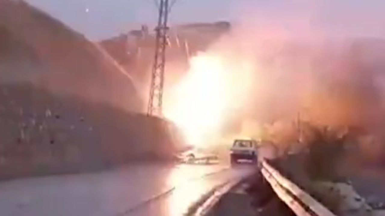 Trafoda korkunç patlama kamerada: Kısa süreli tedirginliğe yol açtı