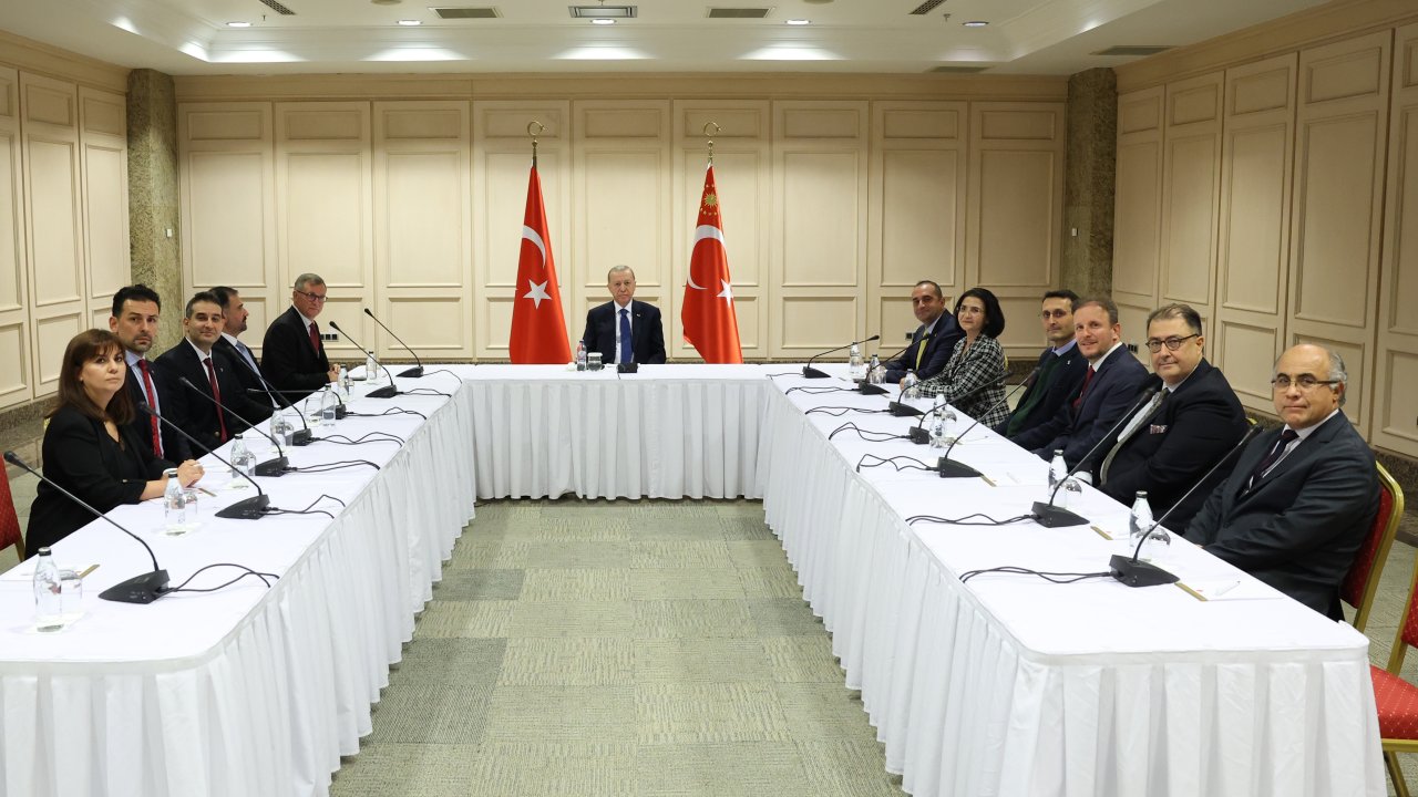 Cumhurbaşkanı Erdoğan TOTBİD üyelerini kabul etti
