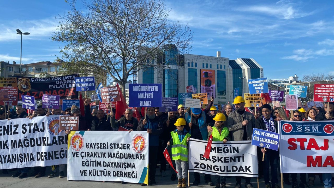 Emeklilikte gecikme yaşayan mağdurlar 'Büyük İstanbul Mitingi' düzenledi