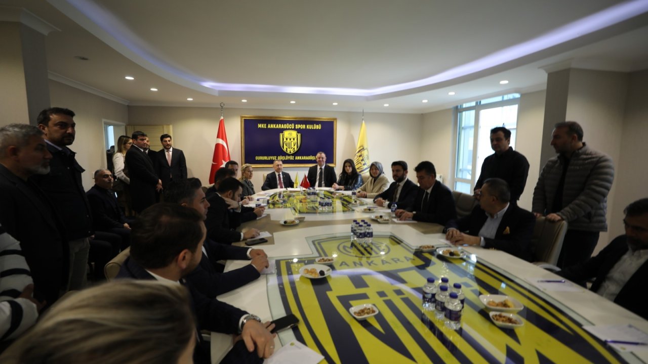 AK Parti'den Ankaragücü'ne ziyaret: 'Süreci yakından takip edeceğiz'