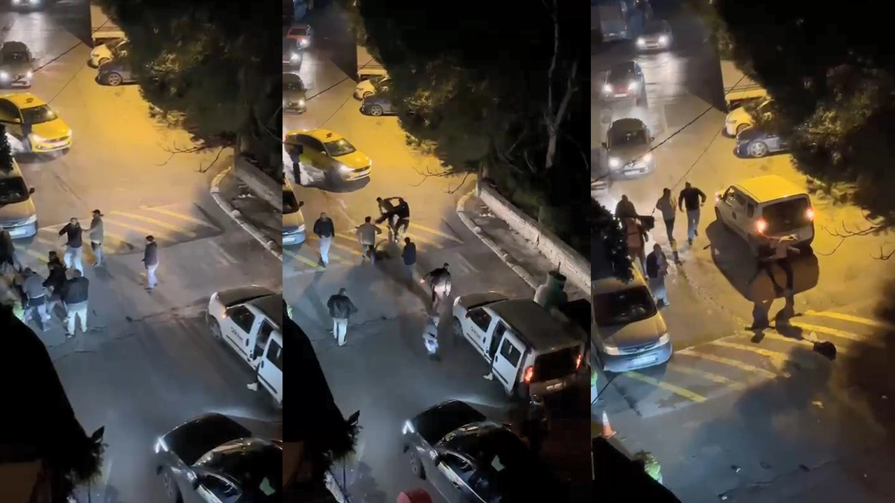 Sokak ortasında yol verme kavgası: 7 kişi aralarına aldıkları kişiyi öldüresiye dövdü